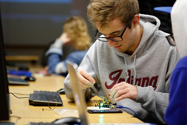 The Indiana University Campus in Fall