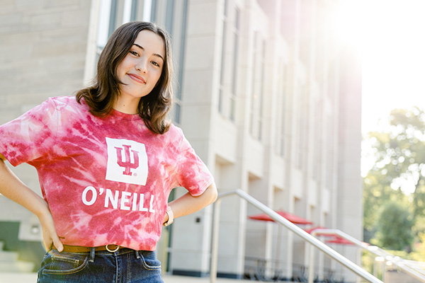 The Indiana University Campus in Fall