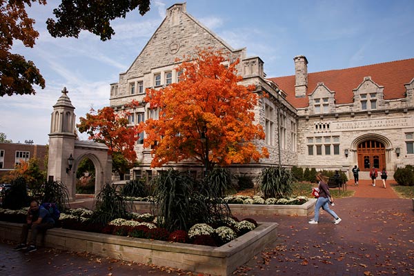 The beautiful Indiana University Campus